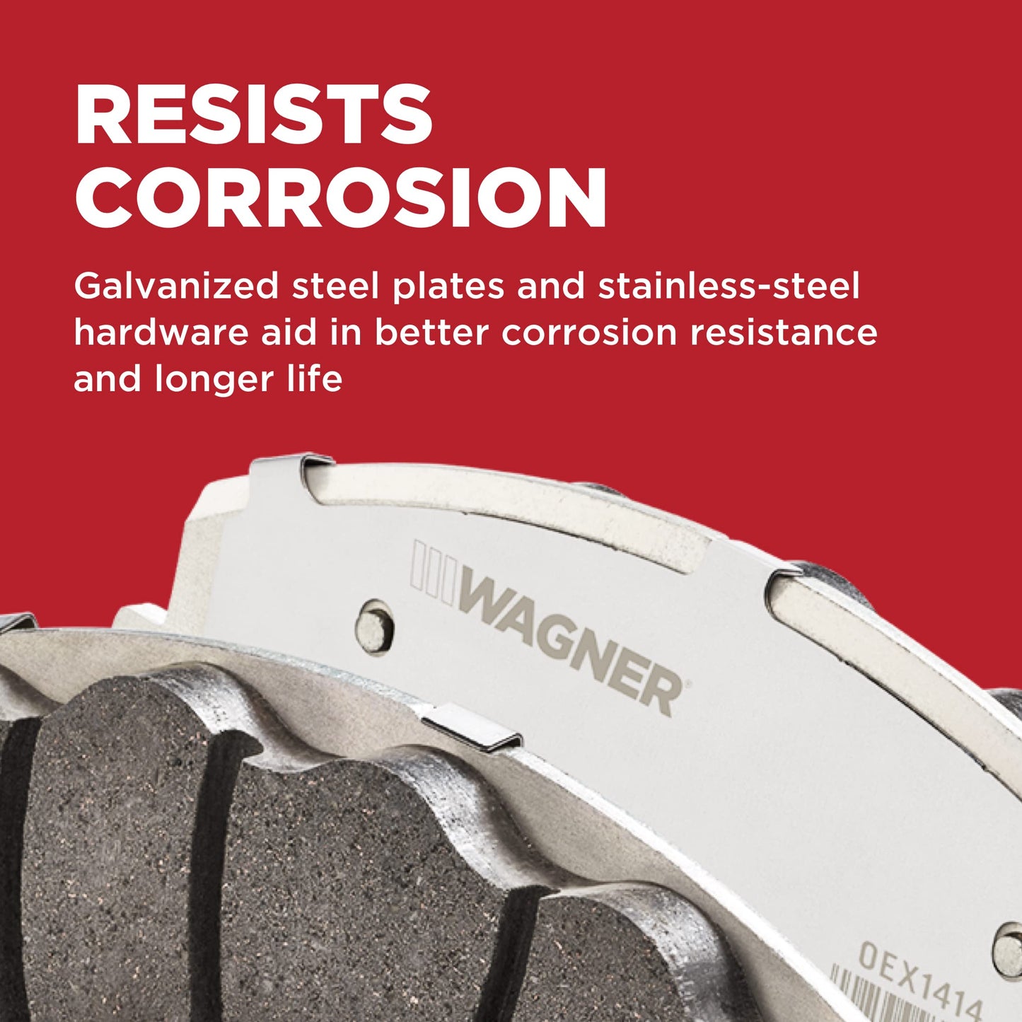 Wagner Brake OEX OEX996 Disc Brake Pad Set Premium Ceramic
