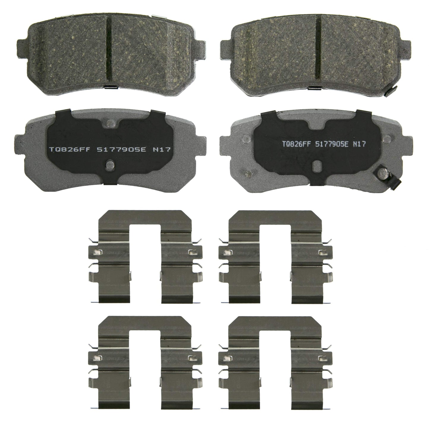 Wagner Brake ThermoQuiet QC1829 Ceramic Disc Brake Pad Set