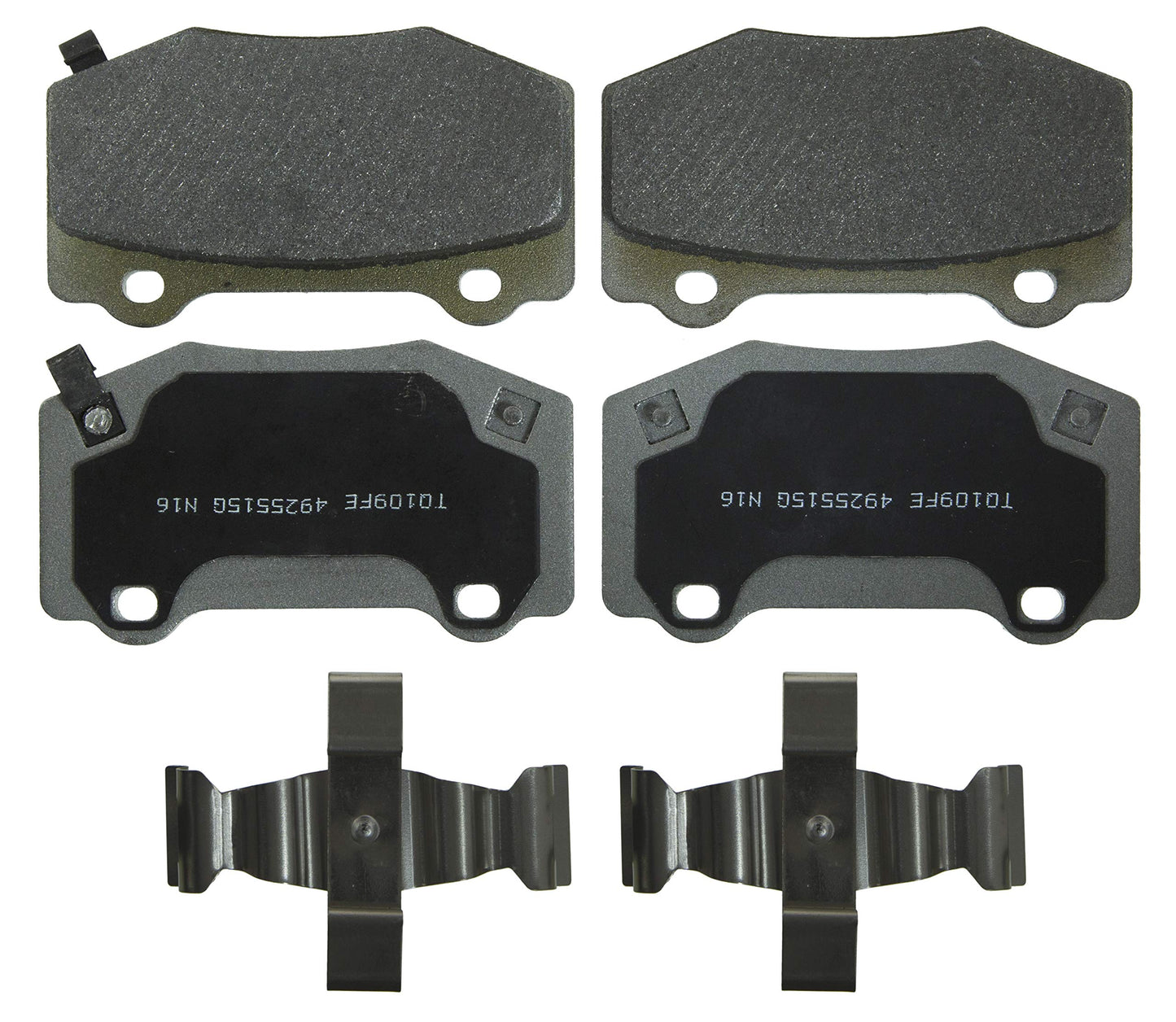 Wagner Brake ThermoQuiet MX1718 Semi-Metallic Disc Brake Pad Set