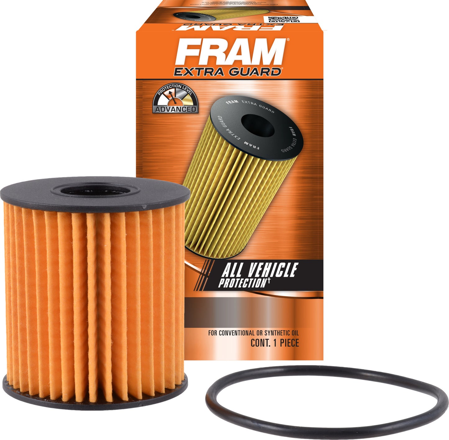 FRAM Extra Guard CH10066, 10K Mile Change Automotive Replacement Interval Cartridge Engine Oil Filter for Select Vehicle Models