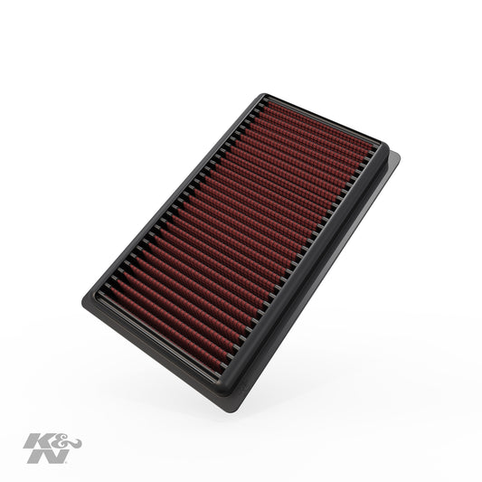 K&N Engine Air Filter: Reusable, Clean Every 75,000 Miles, Washable, Premium, Replacement Car Air Filter: Compatible with 2014-2019 Infiniti Q50 V6, 33-5014