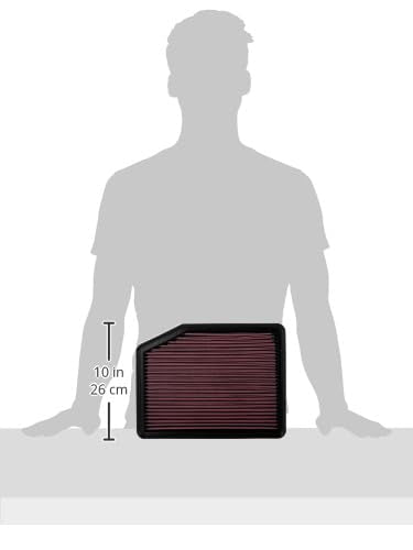 K&N High-Flow Original Lifetime Engine Air Filter: Increase Power: Premium, Washable: Compatible with 1992-2004 Lexus/Toyota: (See Product Description for Select Models) 33-2054