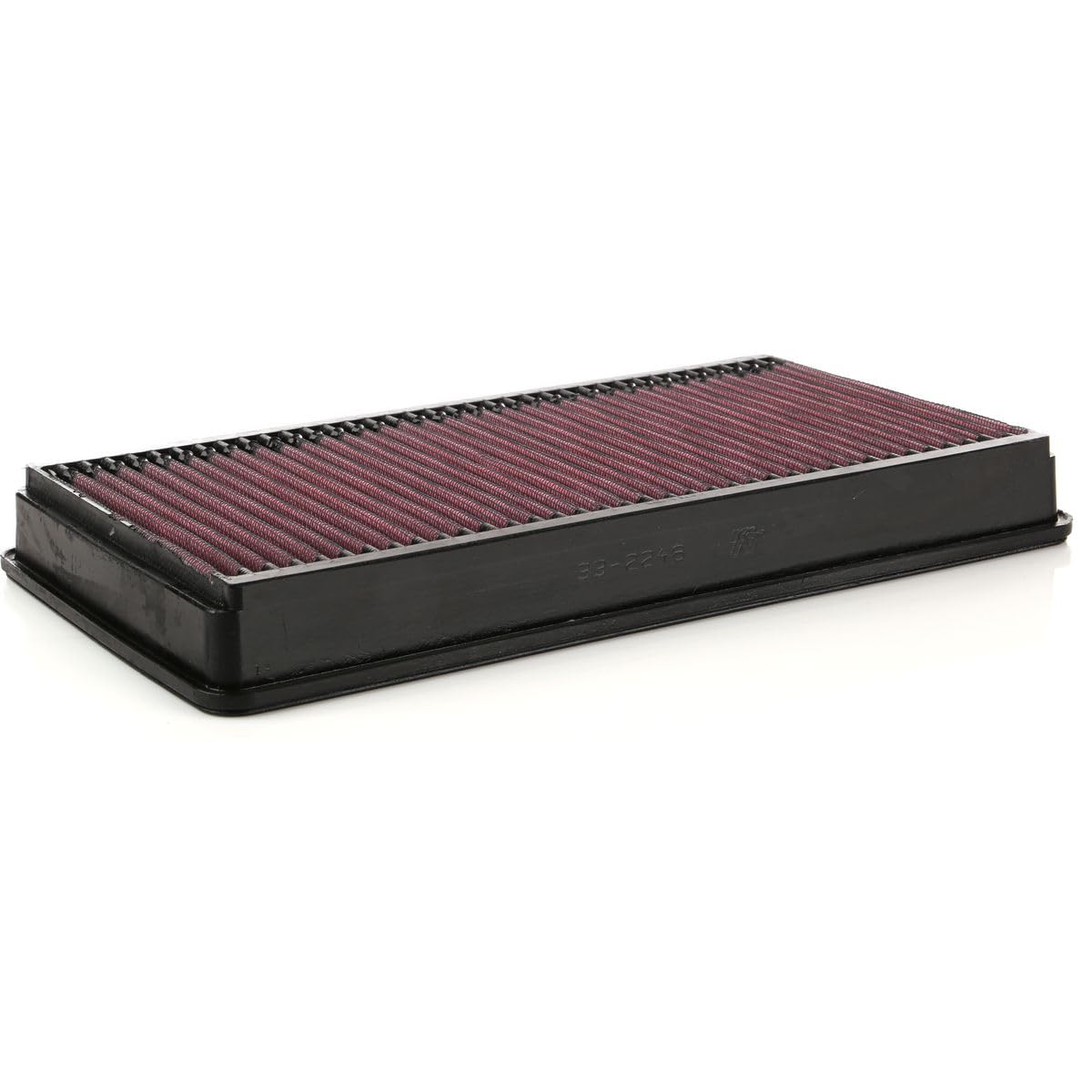 K&N High-Flow Original Lifetime Engine Air Filter: Increase Power: Premium, Washable: Compatible with 1998-2007 FORD: Excursion, F250, F350, F450, F550, 33-2248