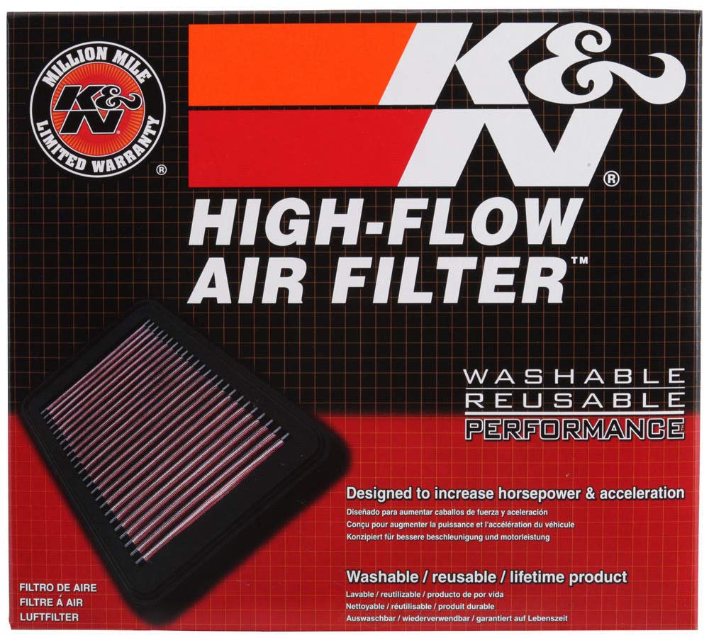 K&N Engine Air Filter: Reusable, Clean Every 75,000 Miles, Washable, Premium, Replacement Car Air Filter: Compatible with 2005-2010 CHEVROLET/PONTIAC (Cobalt, G5), 33-2311