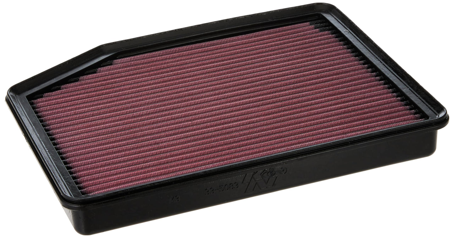 K&N High-Flow Original Lifetime Engine Air Filter: Increase Power: Premium, Washable: Compatible with Pontiac/Scion/Toyota: (See Product Description for Select Models) 33-2360