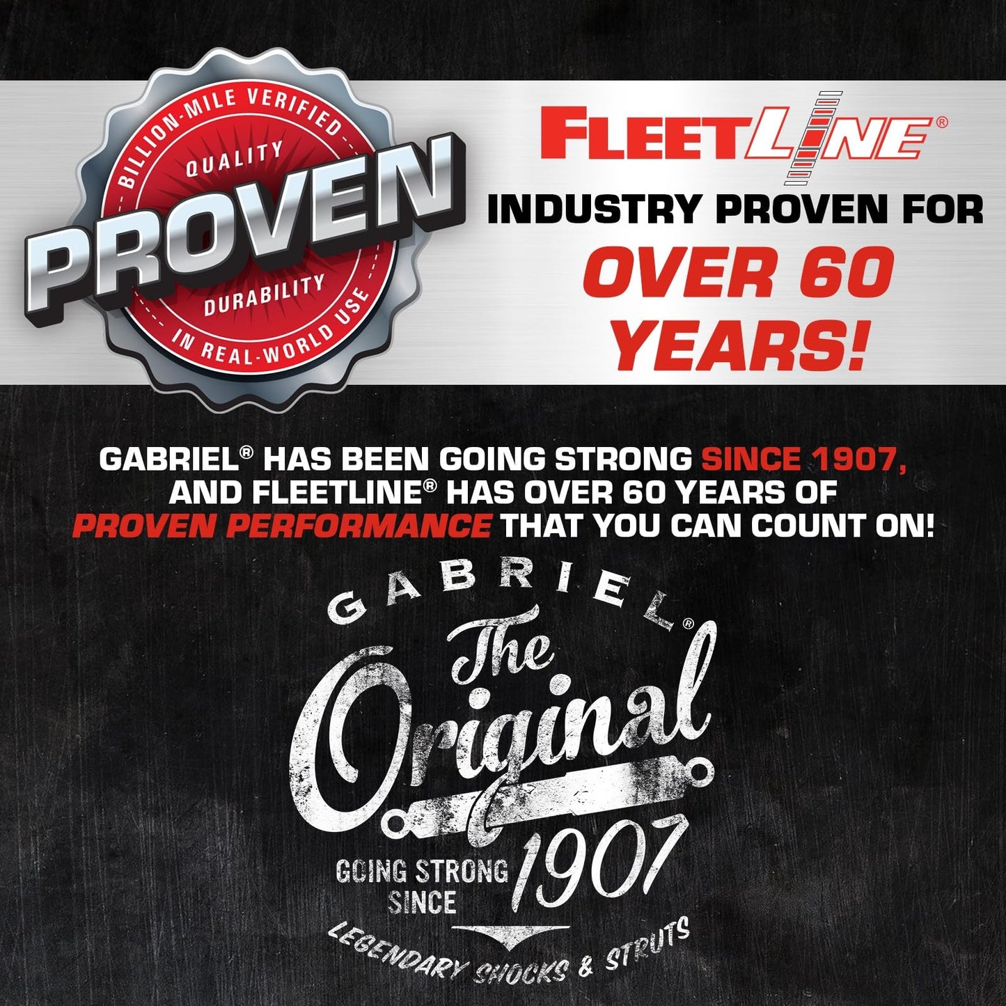 Gabriel 85053 Front Fleetline Heavy Duty Shock Absorber-Fits Western Star Multi-leaf, 3800,4800,4900,5800,5900 & 6900 Replaces OE: 16-18331-000, 37301-3401,-3404, -3409, -3412, 37390-4401,-4402,-4403