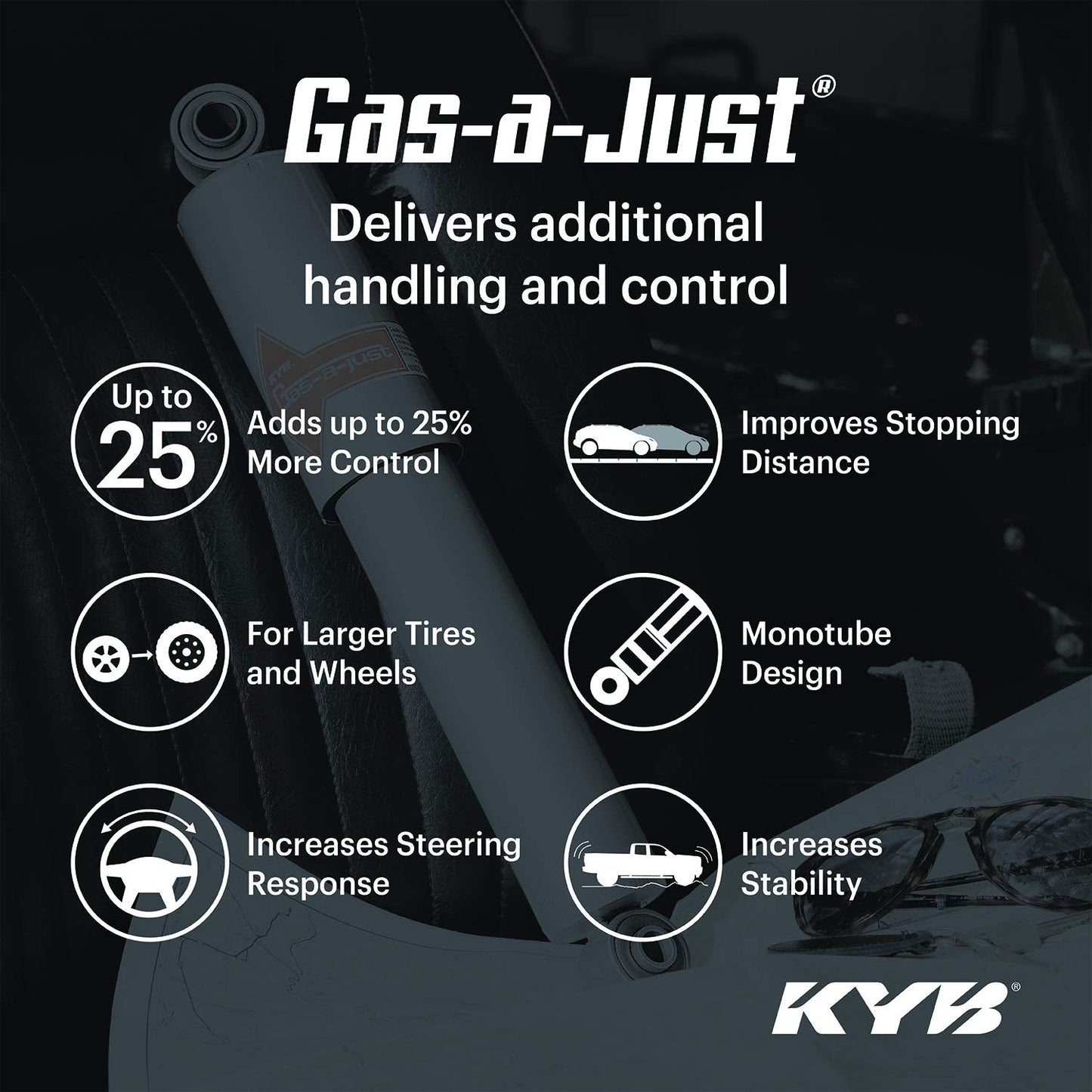 KYB KG5521 Gas-a-Just Gas Shock