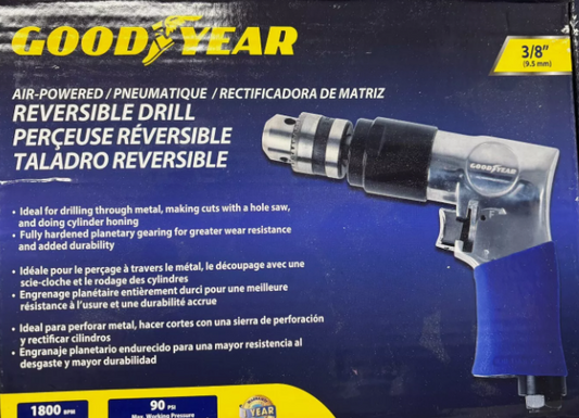 Goodyear GY3430 Air Powered 3/8'' Reversible Drill