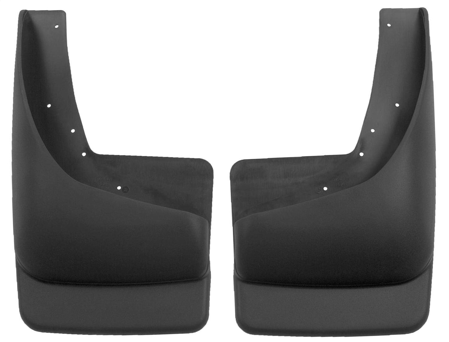 Husky Liners - Rear Mud Guards | 1999-2007 Chevrolet Silverado/GMC Sierra 1500, 2500/3500 w/OEM Fender Flares, Rear Set - Black, 2 Pc. | 57211