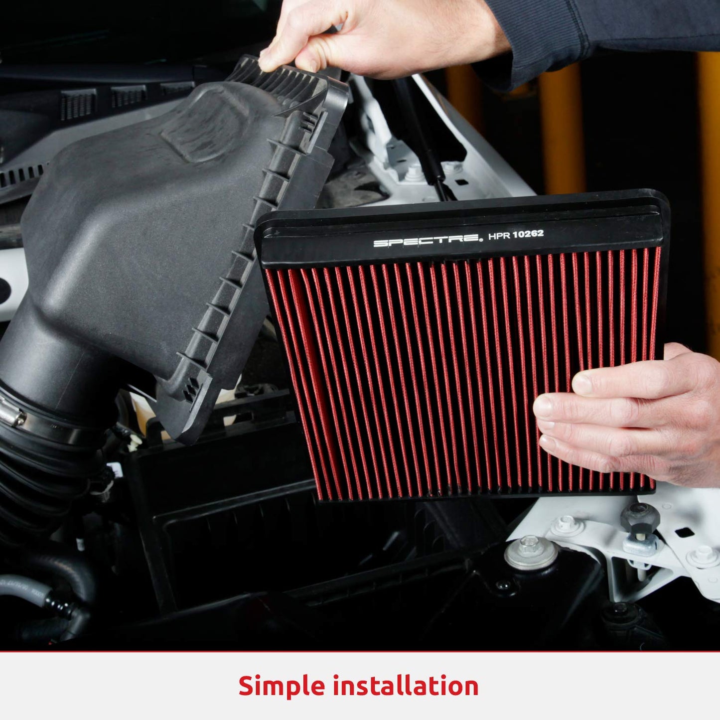 Spectre Performance 3992 Red 9mm Breather Filter