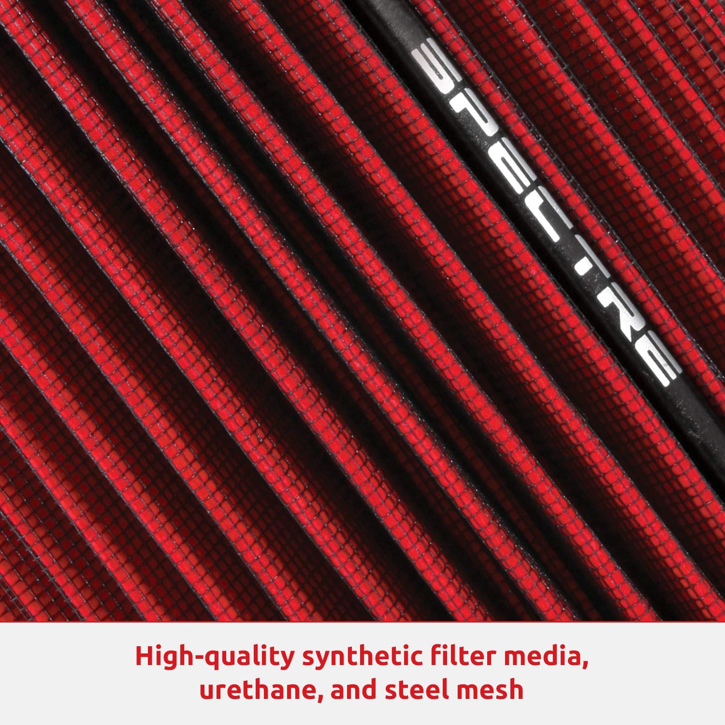 Spectre Performance 3992 Red 9mm Breather Filter