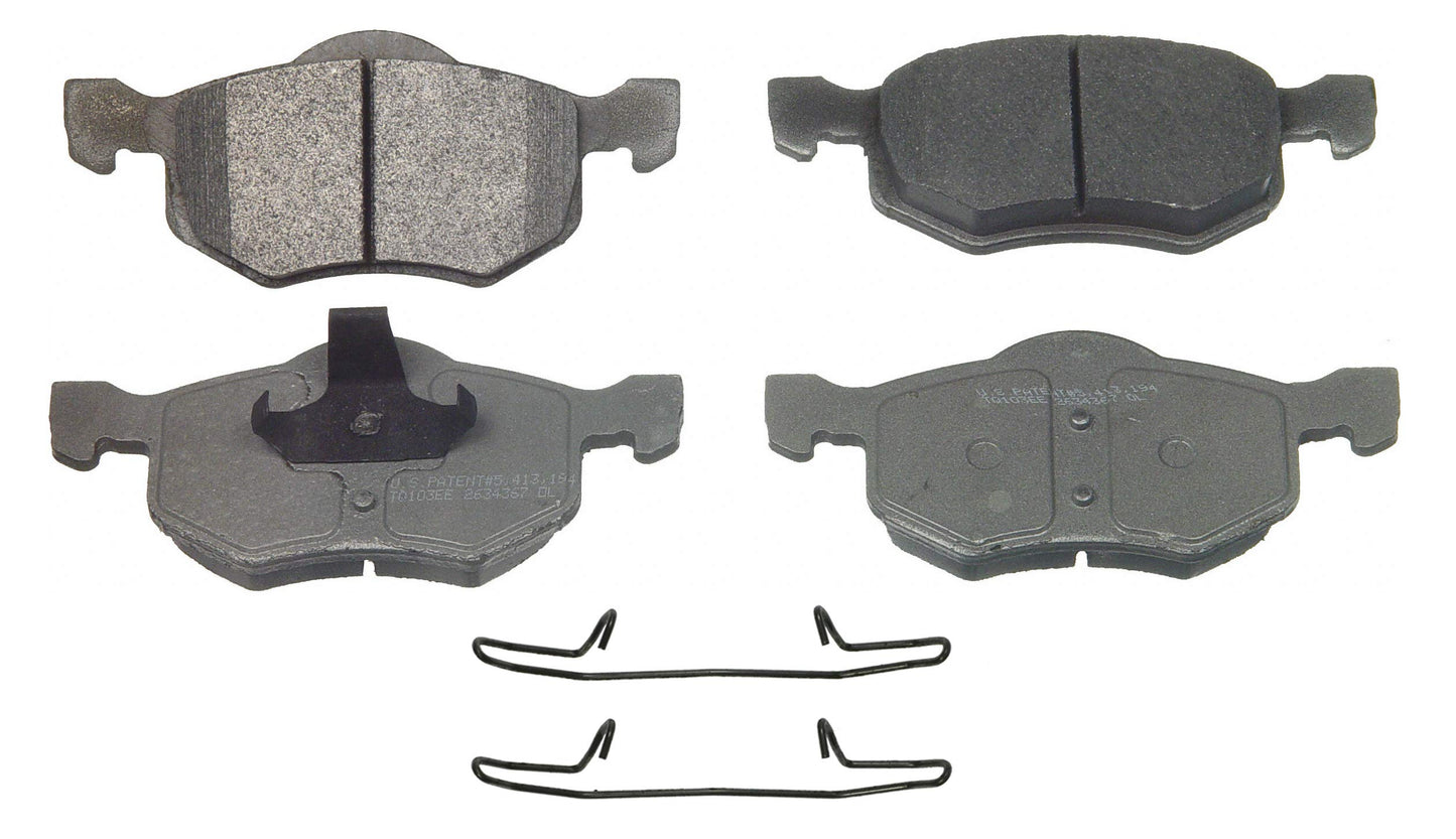 Wagner ThermoQuiet MX843 Semi-Metallic Disc Brake Pad Set