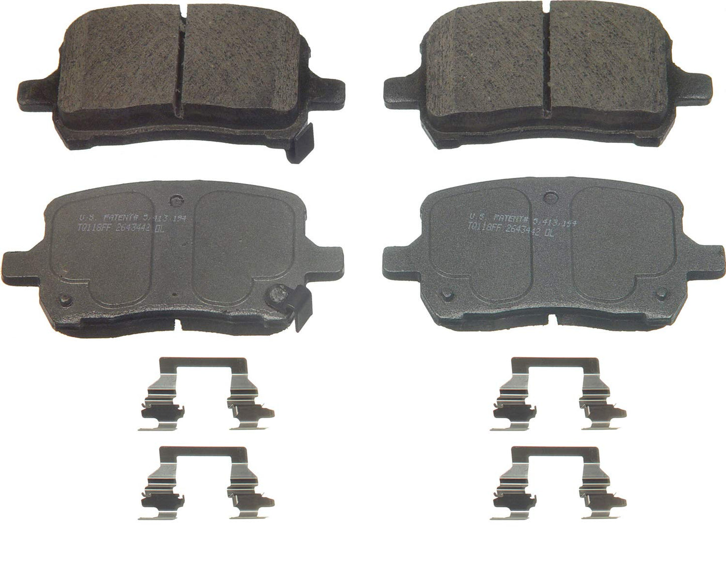Wagner ThermoQuiet QC1028 Ceramic Disc Brake Pad Set