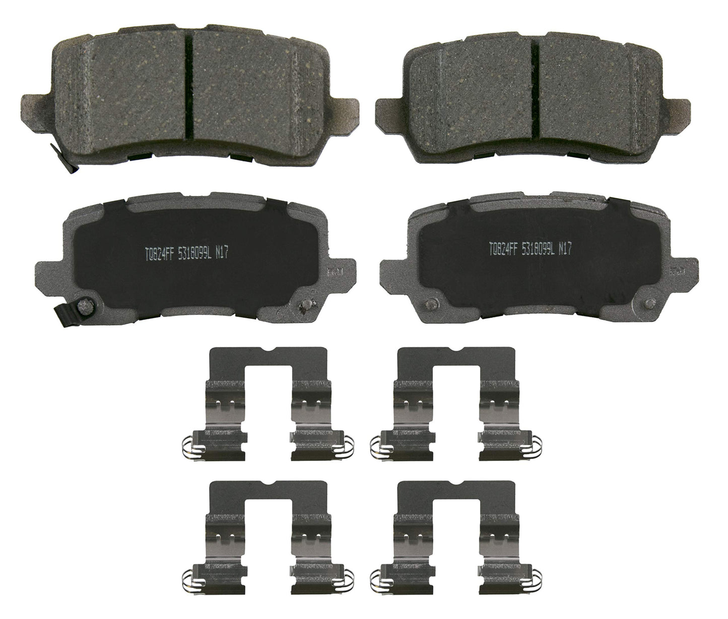 Wagner Brake ThermoQuiet QC1954 Ceramic Disc Brake Pad Set