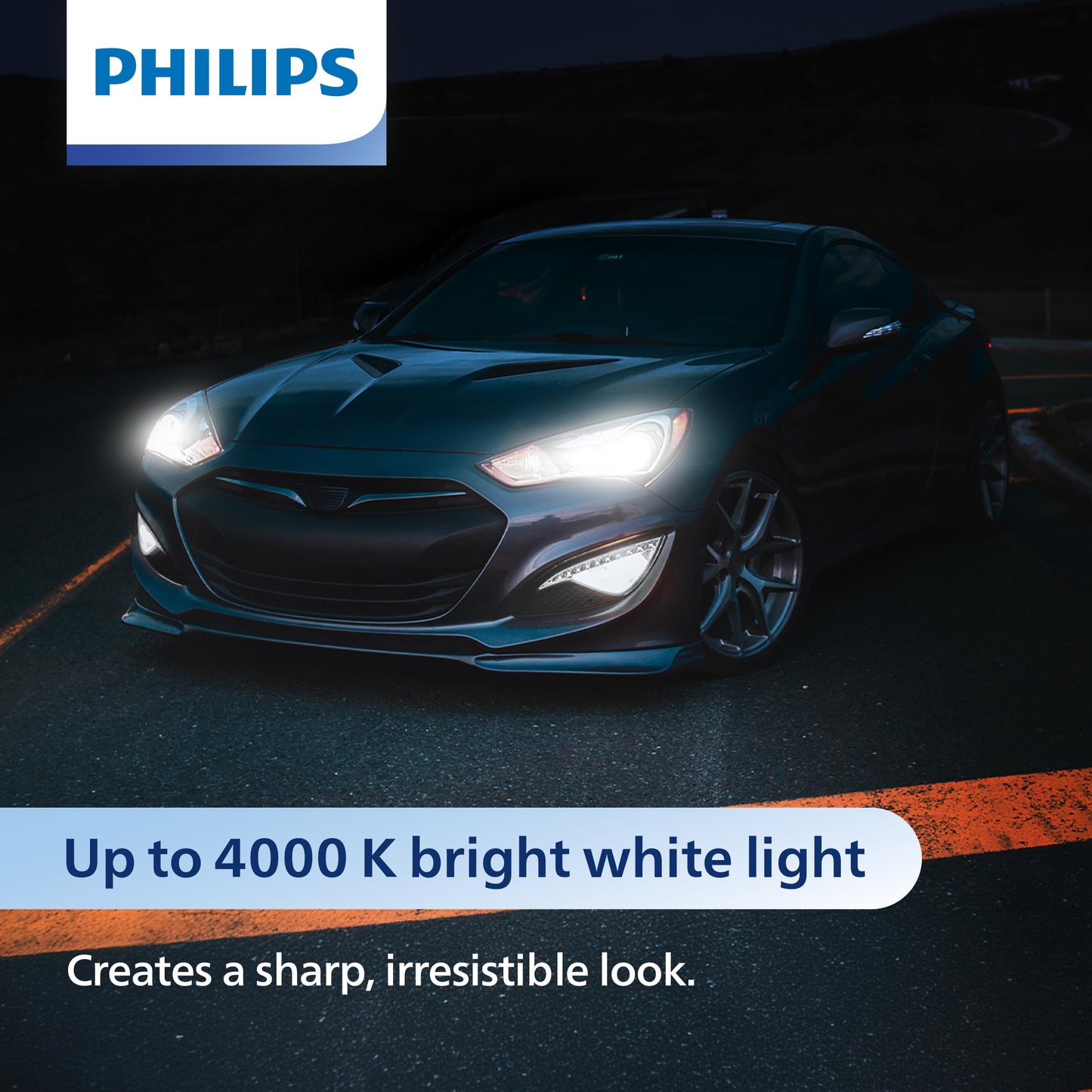 Philips Automotive Lighting 9004 CrystalVision Platinum Superior Upgrade Automotive Replacement Bright White Headlight Bulb, Fits Select High Beam, Low Beam, Fog Positions (2 Pack)