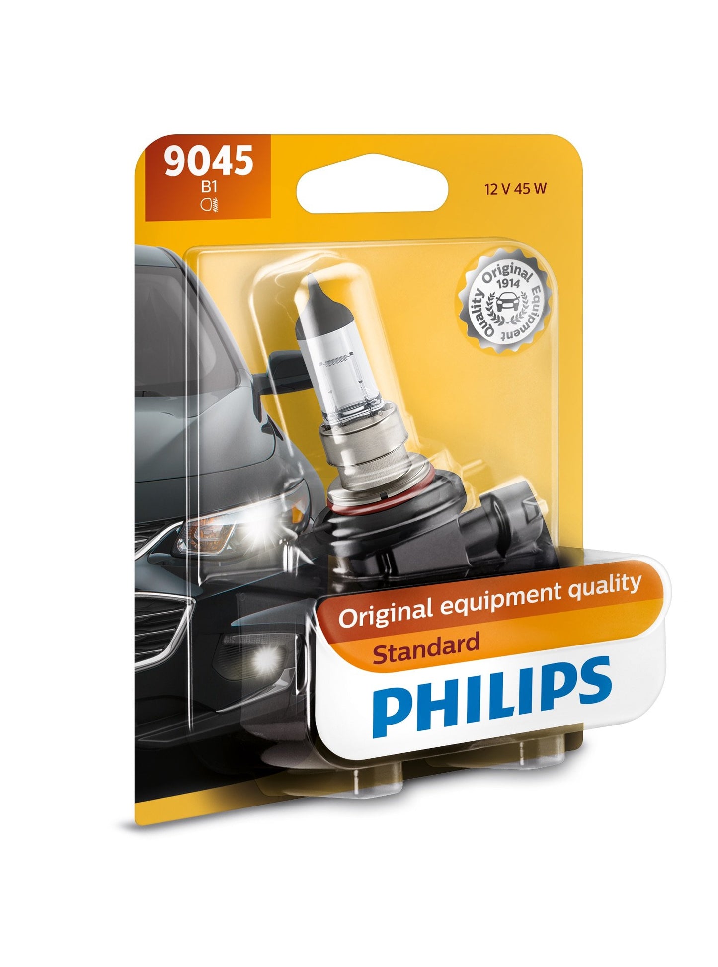 Philips Automotive Lighting 9045 Standard Halogen Headlight Bulb (Pack of 1)