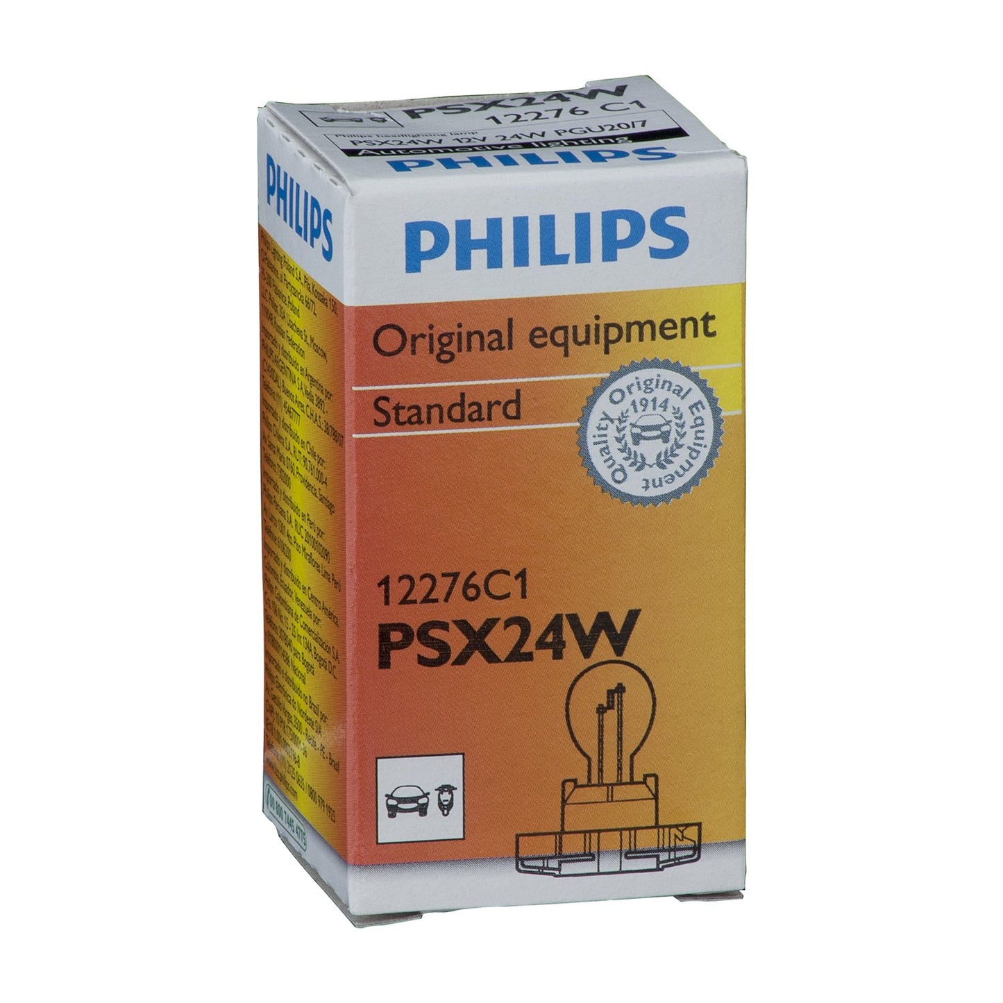 Philips 12276C1 Premium PSX24W Headlight Bulb (Pack of 1)
