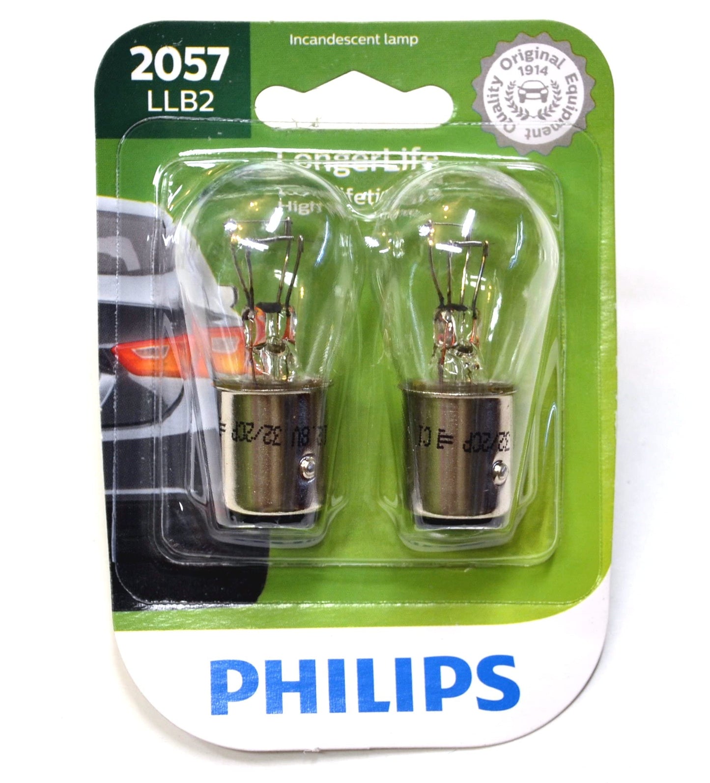 Philips 2057LLB2 Long Life 2057LL 12V 27/7W