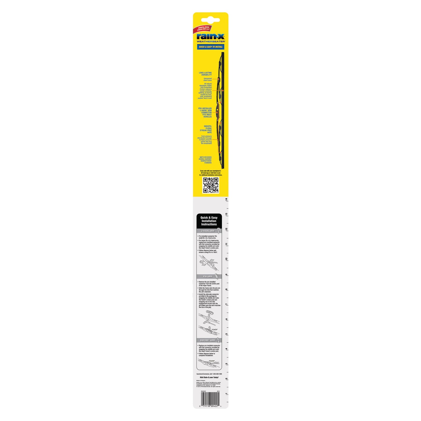 Rain-X - 820153 WeatherBeater Wiper Blade, 19" - 2 Pack