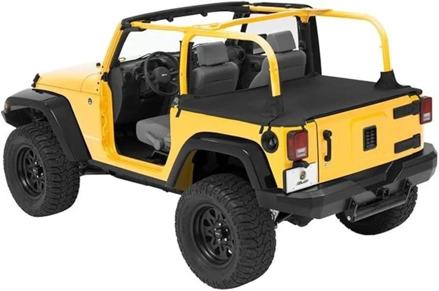 Bestop 90033-35 Duster Deck Cover Black For 2007-2017 Jeep Wrangler 2 Door