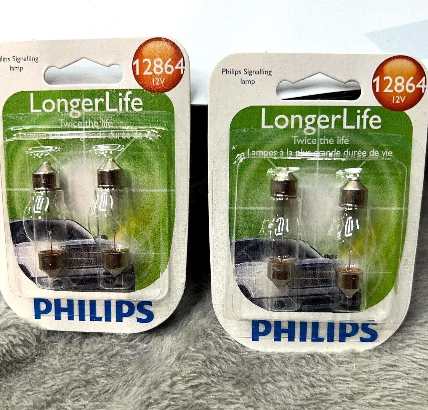 4pk Signaling Lamp Philips Standard 12864LLB2 Dome Light Original Equipment