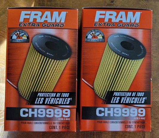 (2 PACK) NEW  Fram  Extra Guard  CH9999  Oil Filter FREE SHIPPING