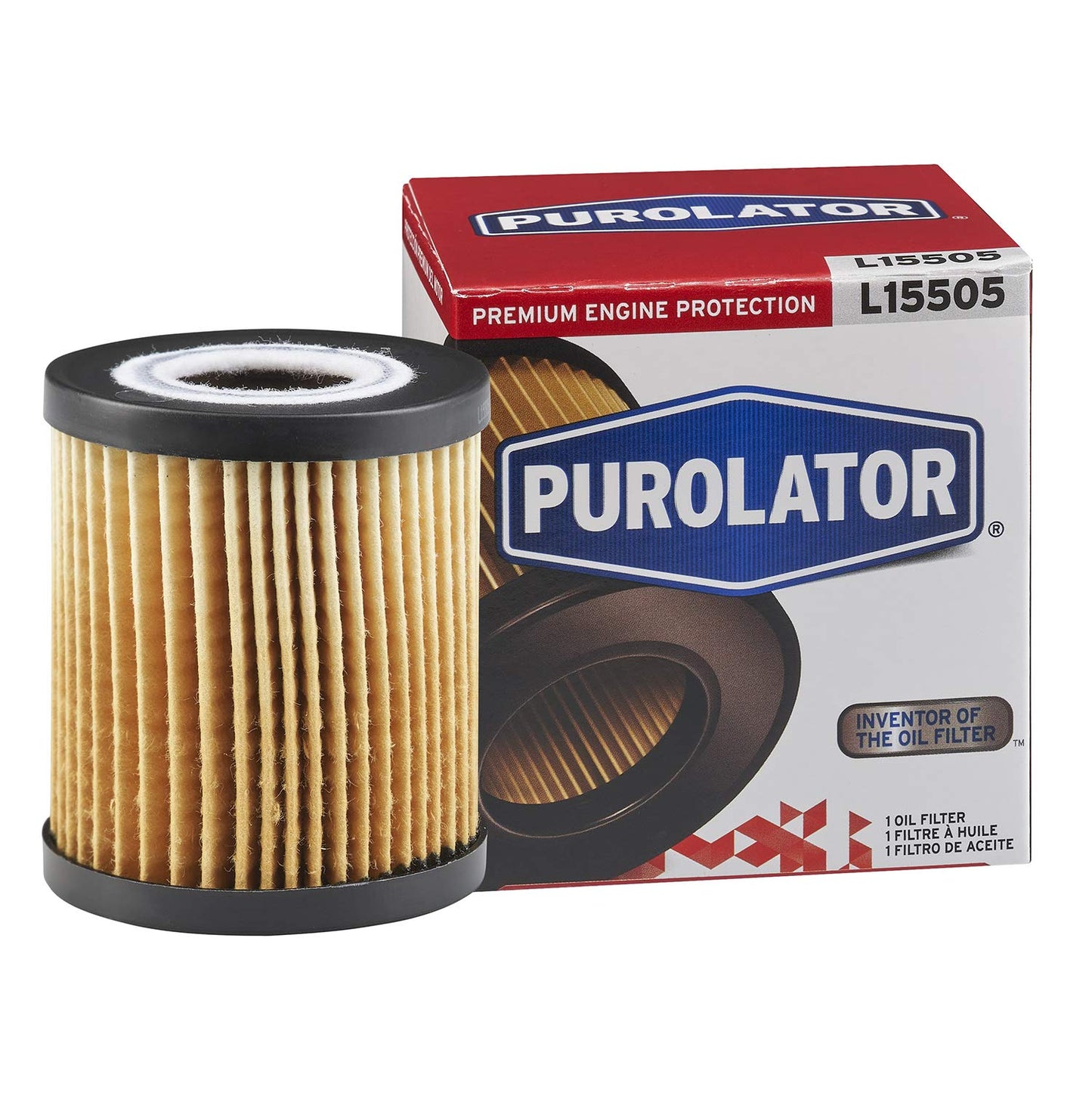 Purolator L15505 Premium Engine Protection Cartridge Oil Filter Compatible With 2005-2009 Ford Escape, 2006-2009 Fusion, 2003-2012 Mazda 6, 2004-2009 Mazda 3, 2007-2012 CX-7 and 2006-2012 Mazda 5