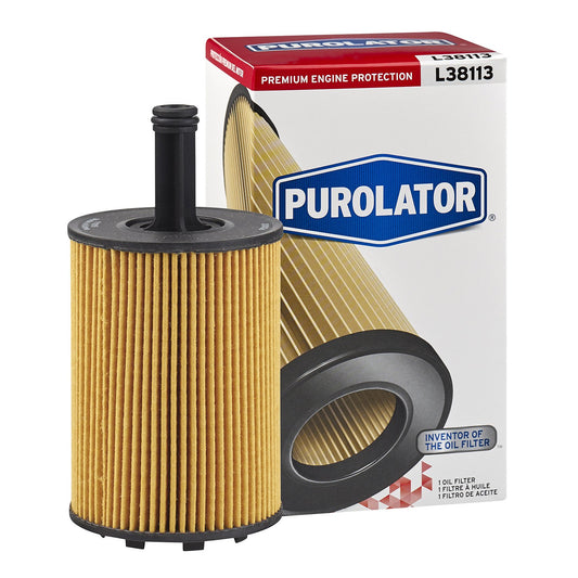 Purolator L38113 Premium Engine Protection Cartridge Oil Filter Compatible With 2002-2014 Volkswagen Jetta, 2002-2014 Golf, 2001-2003 EuroVan, 2013-2014 Beetle and 2010-2013 Audi A3