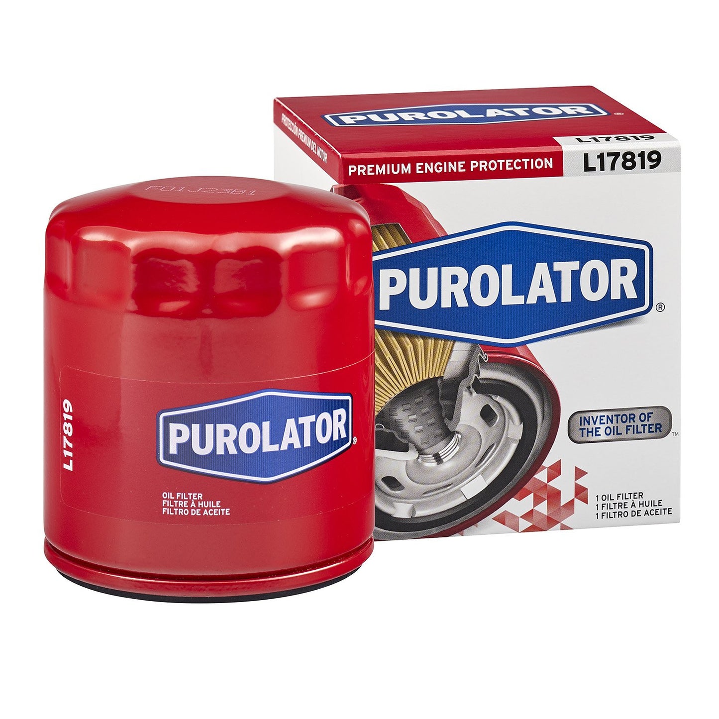 Purolator L17819 Premium Engine Protection Spin On Oil Filter