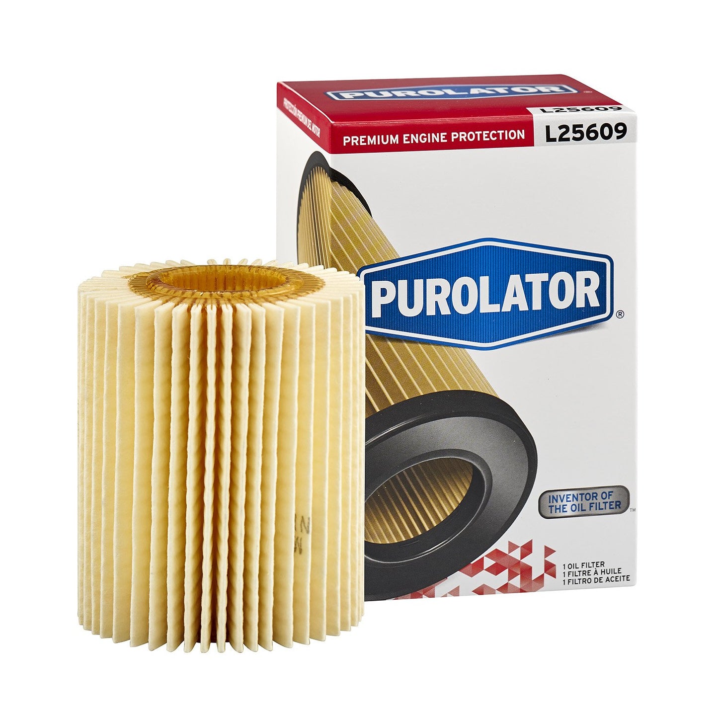 Purolator L25609 Premium Engine Protection Cartridge Oil Filter Compatible With Toyota 4Runner, Lexus GX460, Lexus IS250, Lexus GS350, Lexus IS350 and Lexus LS460