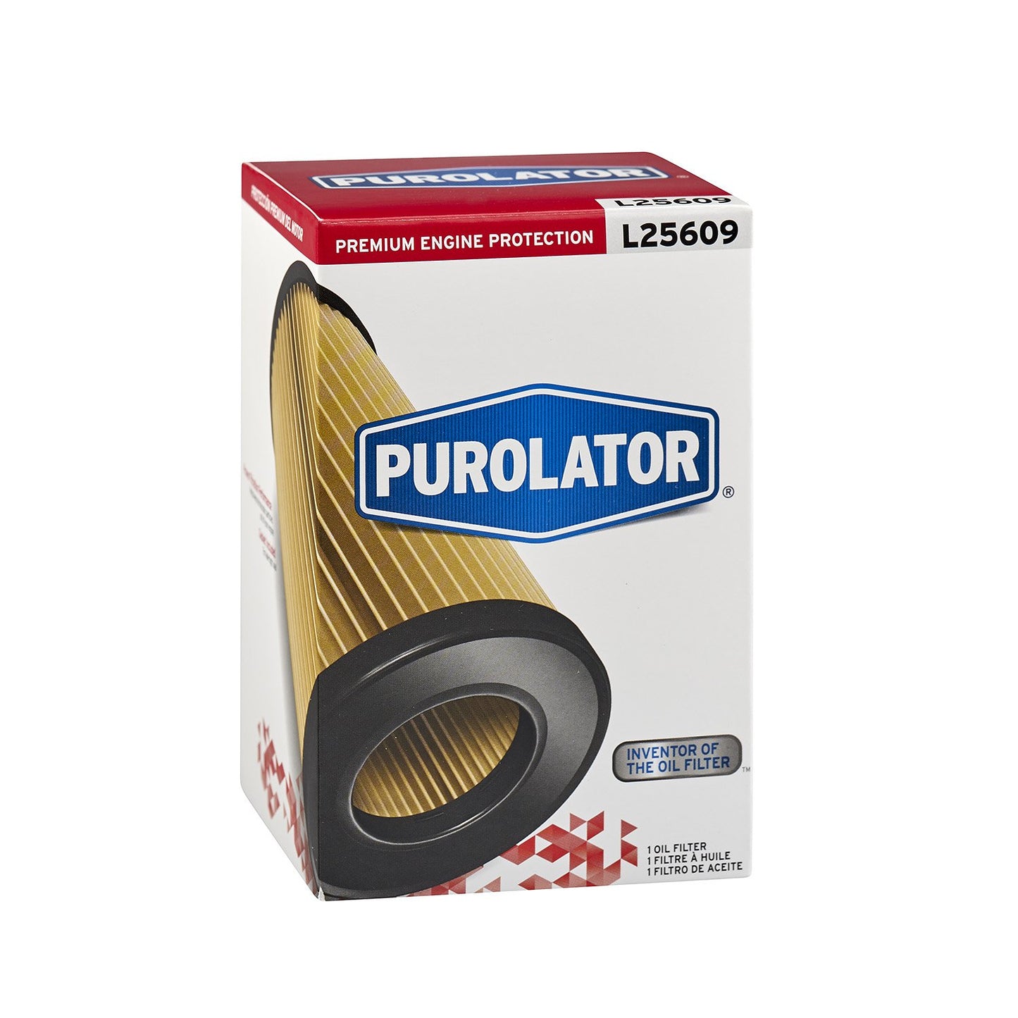 Purolator L25609 Premium Engine Protection Cartridge Oil Filter Compatible With Toyota 4Runner, Lexus GX460, Lexus IS250, Lexus GS350, Lexus IS350 and Lexus LS460