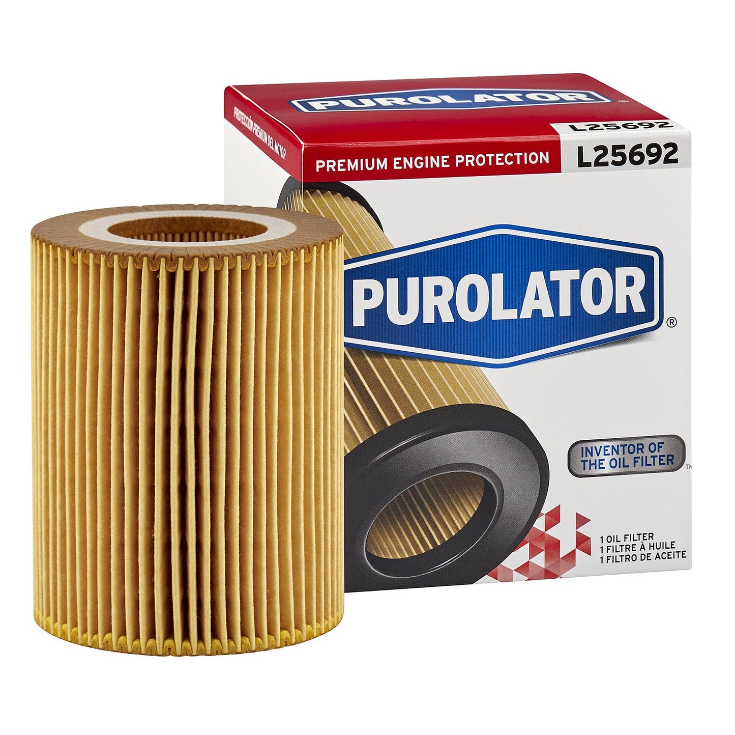 Purolator L25692 Premium Engine Protection Cartridge Oil Filter Compatible With 2010-2016 Volvo XC60, 2007-2014 Volvo XC90, 2008-2015 Volvo XC70, 2007-2015 Volvo S80 and 2008-2012 Land Rover LR2