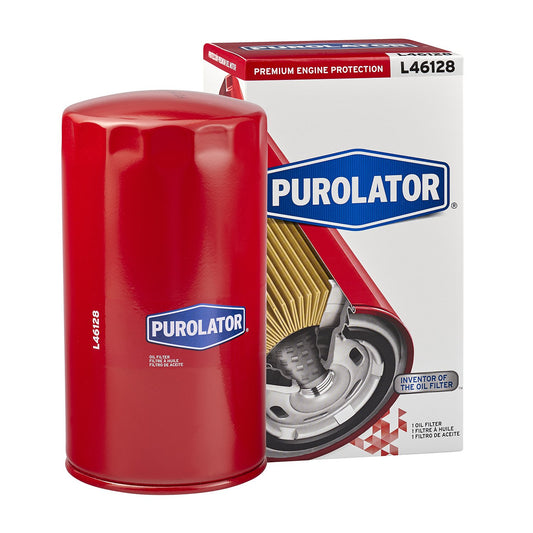 Purolator L46128 Premium Engine Protection Spin On Oil Filter Compatible With 2011-2024 Ford F-250 Super Duty and 2011-2023 Ford F-350 Super Duty