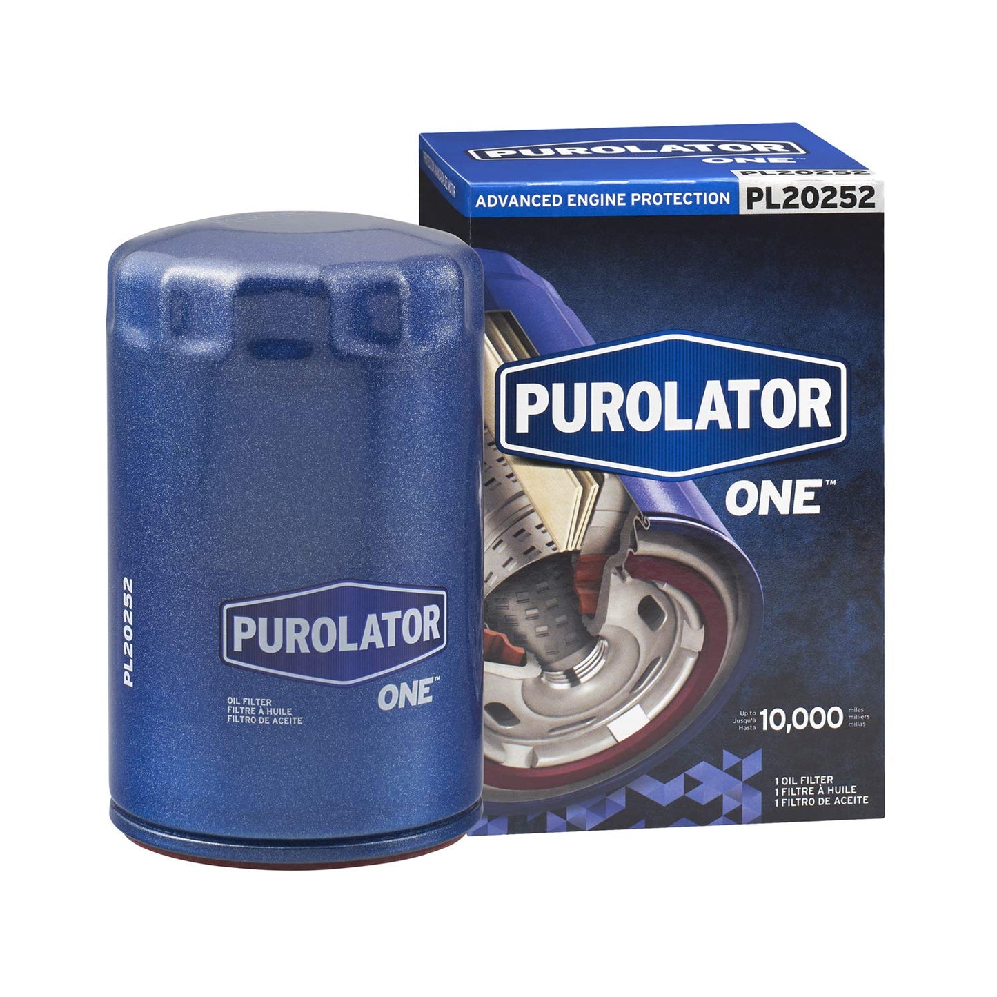 Purolator PL20252 PurolatorONE Advanced Engine Protection Spin On Oil Filter Compatible With Volkswagen Jetta, Beetle, Golf, Vanagon, Cabrio and Audi TT Quattro