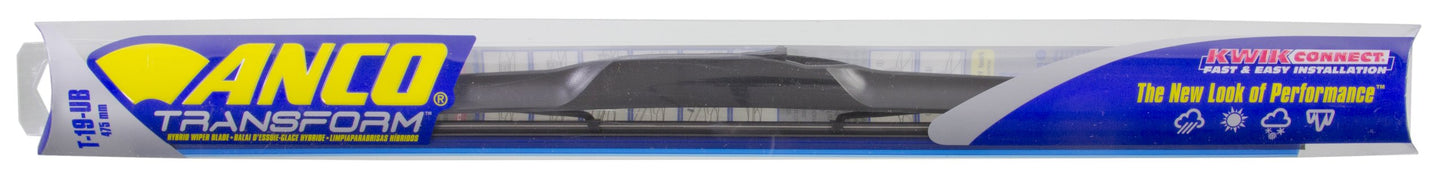 ANCO T-19-UB Transform Hybrid Wiper Blade - 19'', (Pack of 1)