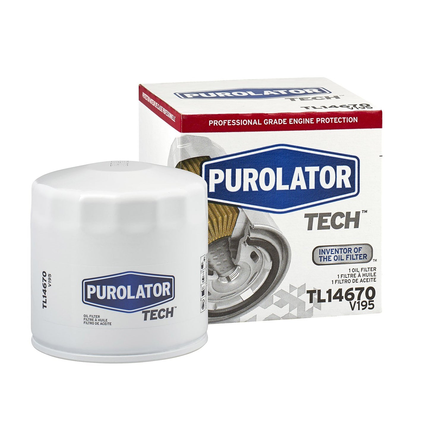 Purolator TL14670 PurolatorTECH Spin On Oil Filter Compatible With Dodge Ram 1500, Dakota, Grand Caravan, Durango, Jeep Wrangler, Grand Cherokee and Chrysler Town & Country