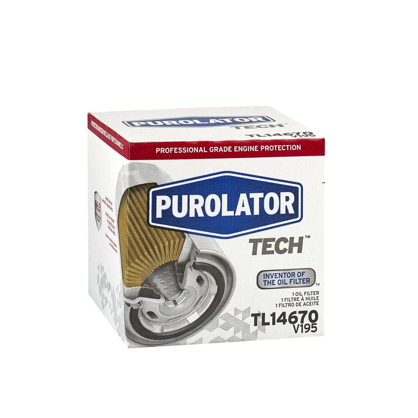 Purolator TL14670 PurolatorTECH Spin On Oil Filter Compatible With Dodge Ram 1500, Dakota, Grand Caravan, Durango, Jeep Wrangler, Grand Cherokee and Chrysler Town & Country