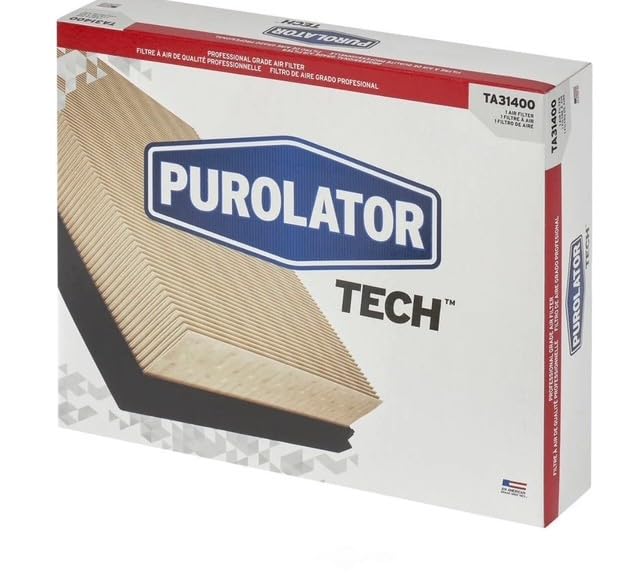 Purolator TA31400 PurolatorTECH Air Filter Compatible With 2018-2024 Toyota Camry, 2019-2023 Toyota RAV4 and 2020-2023 Toyota Highlander
