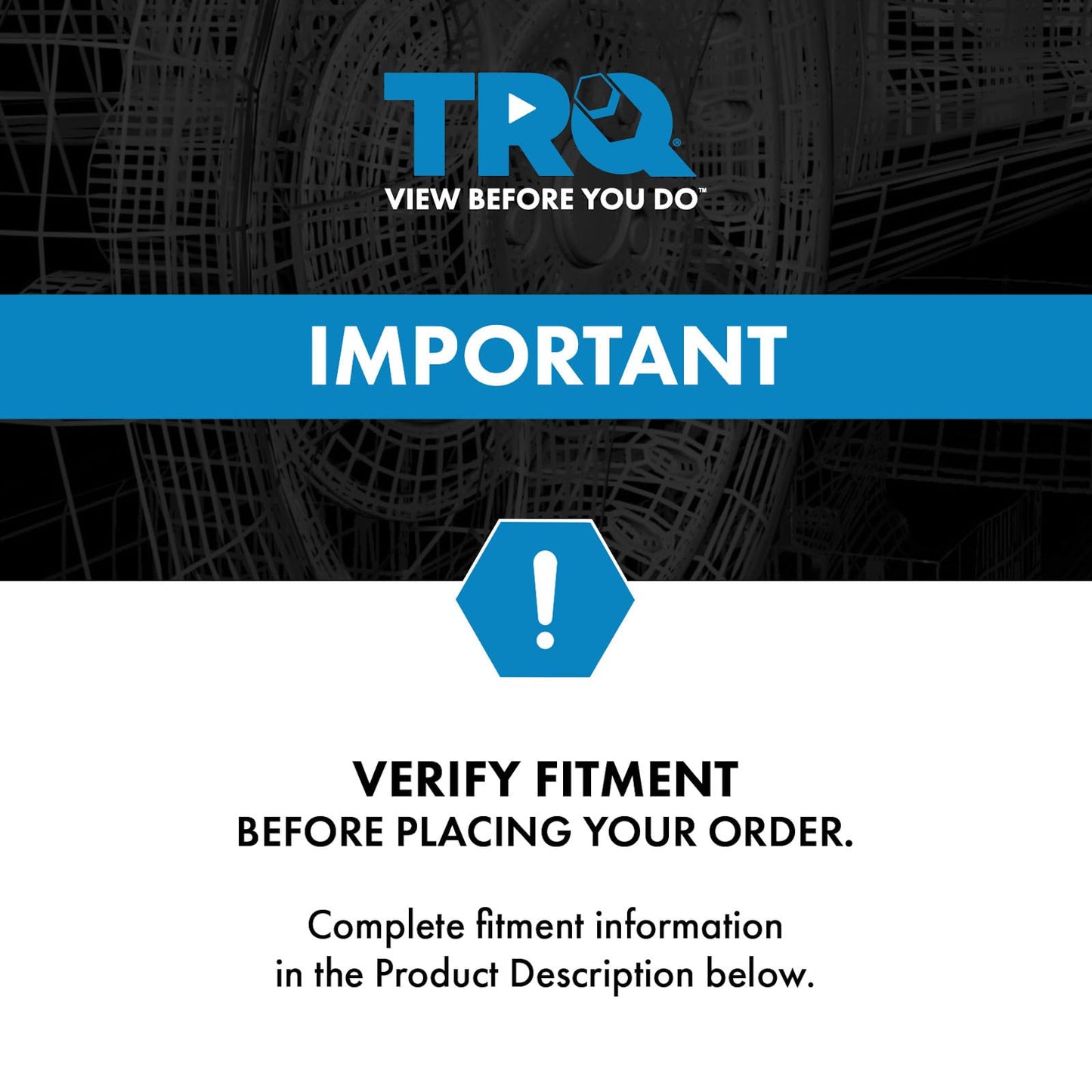 TRQ Front Lower Driver and Passenger Side Aluminum Control Arm and Ball Joint Set 2 Piece Compatible with 14-17 Chevrolet Silverado/Sierra 1500 15-16 Tahoe/Yukon/Escalade - Verify Fitment & Notes