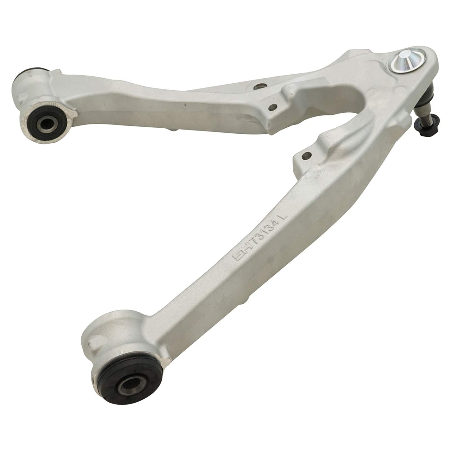 TRQ Front Lower Driver and Passenger Side Aluminum Control Arm and Ball Joint Set 2 Piece Compatible with 14-17 Chevrolet Silverado/Sierra 1500 15-16 Tahoe/Yukon/Escalade - Verify Fitment & Notes