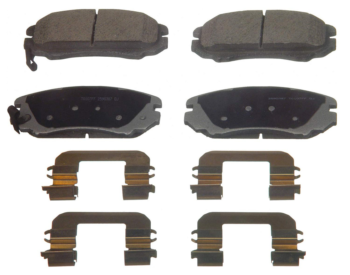 Wagner Brake ThermoQuiet QC924A Ceramic Disc Brake Pad Set