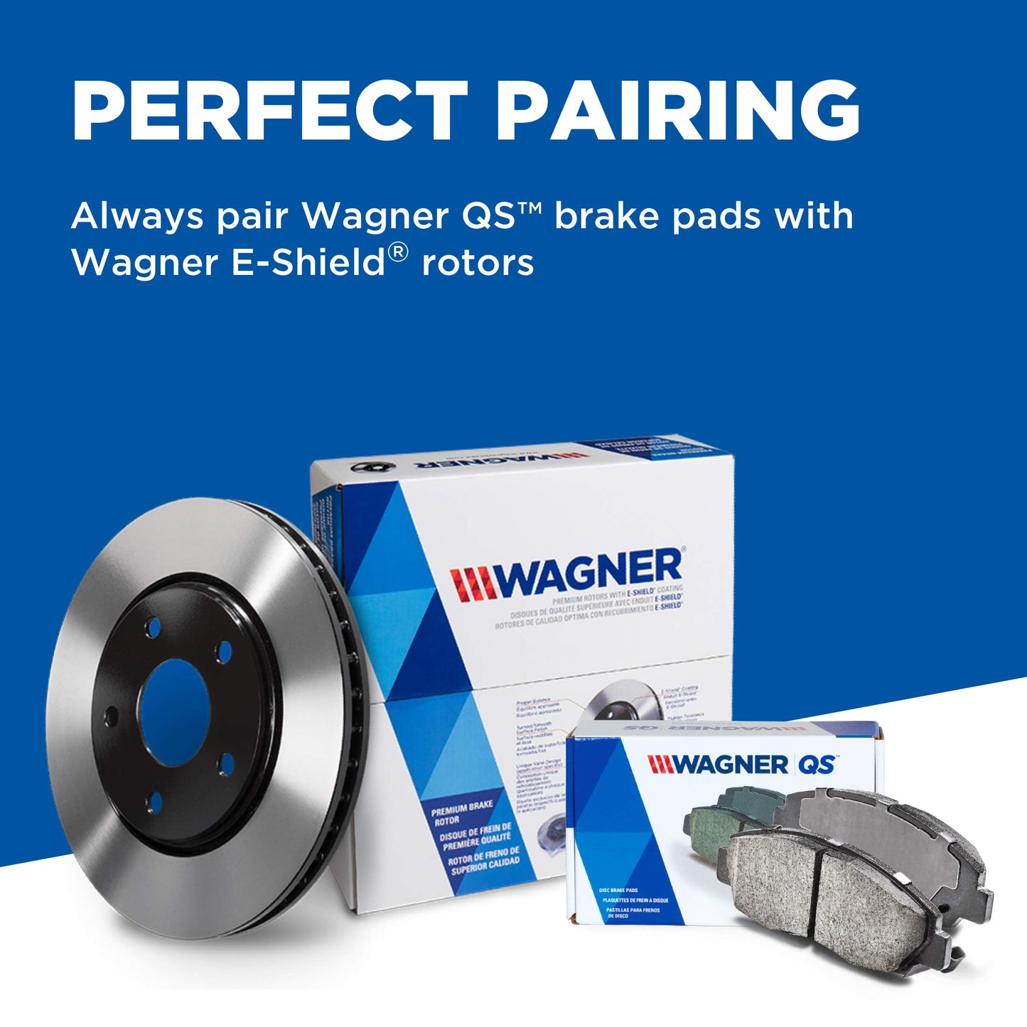 Wagner QuickStop ZD1095A Rear Disc Brake Pad Set for 2012 Mazda 3