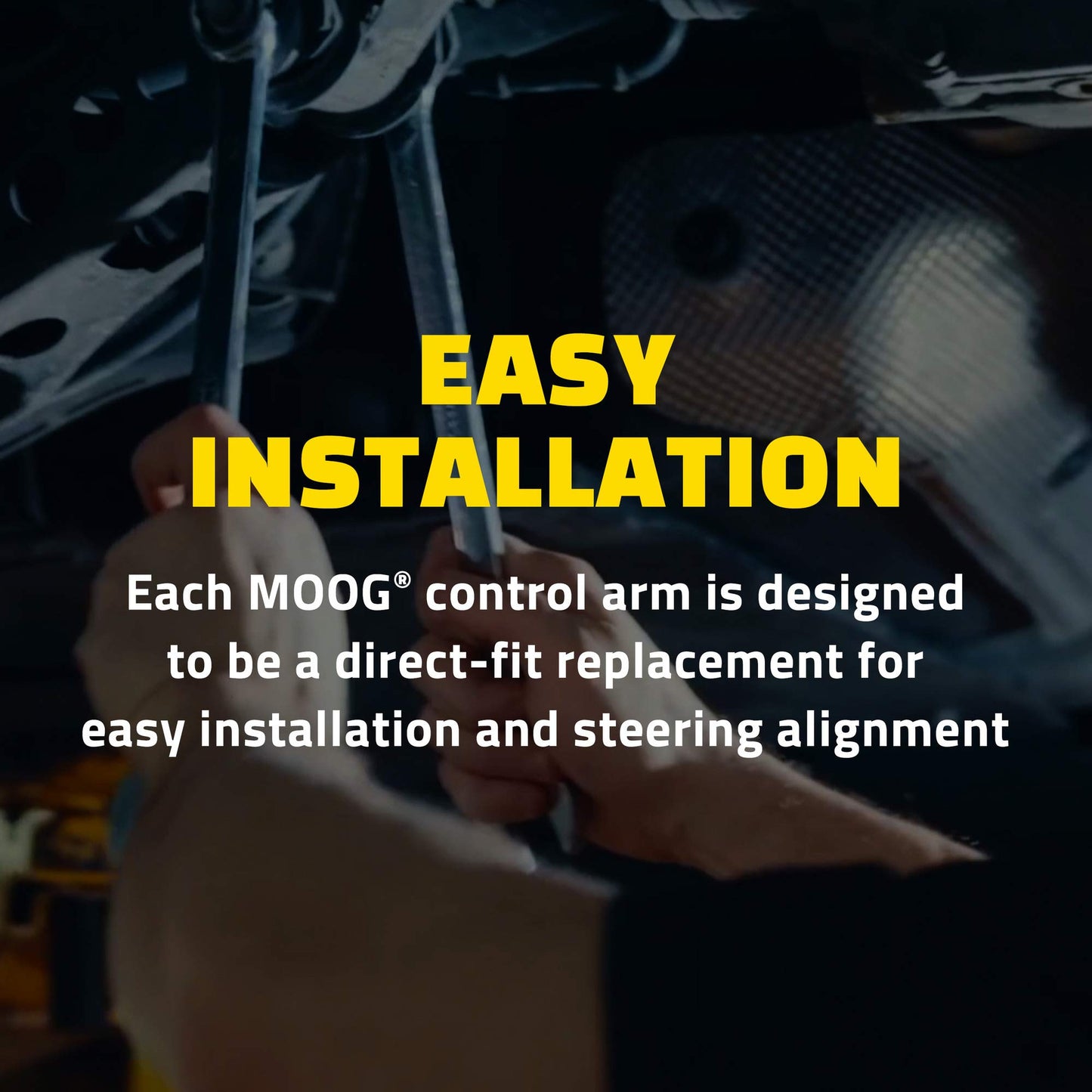 MOOG RK620573 Suspension Control Arm and Ball Joint Assembly front right lower