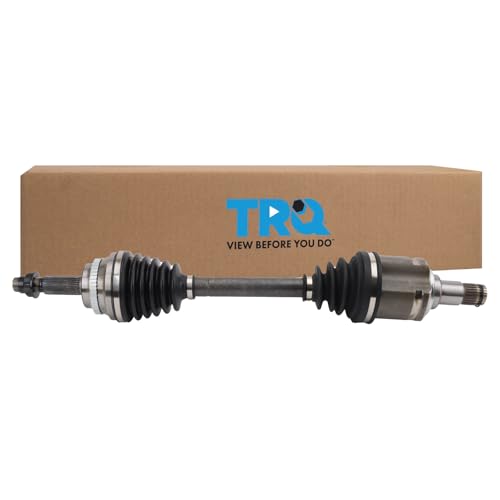 TRQ Front Left CV Axle Shaft Assembly Drivers Side Compatible with 2005-2010 Scion tC 2001-2003 Toyota RAV4