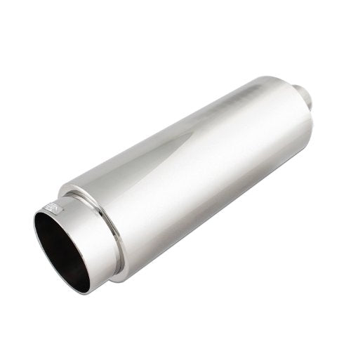 DC Sports Sport EX-5012 Stainless Steel Round Muffler and Exhaust Tip