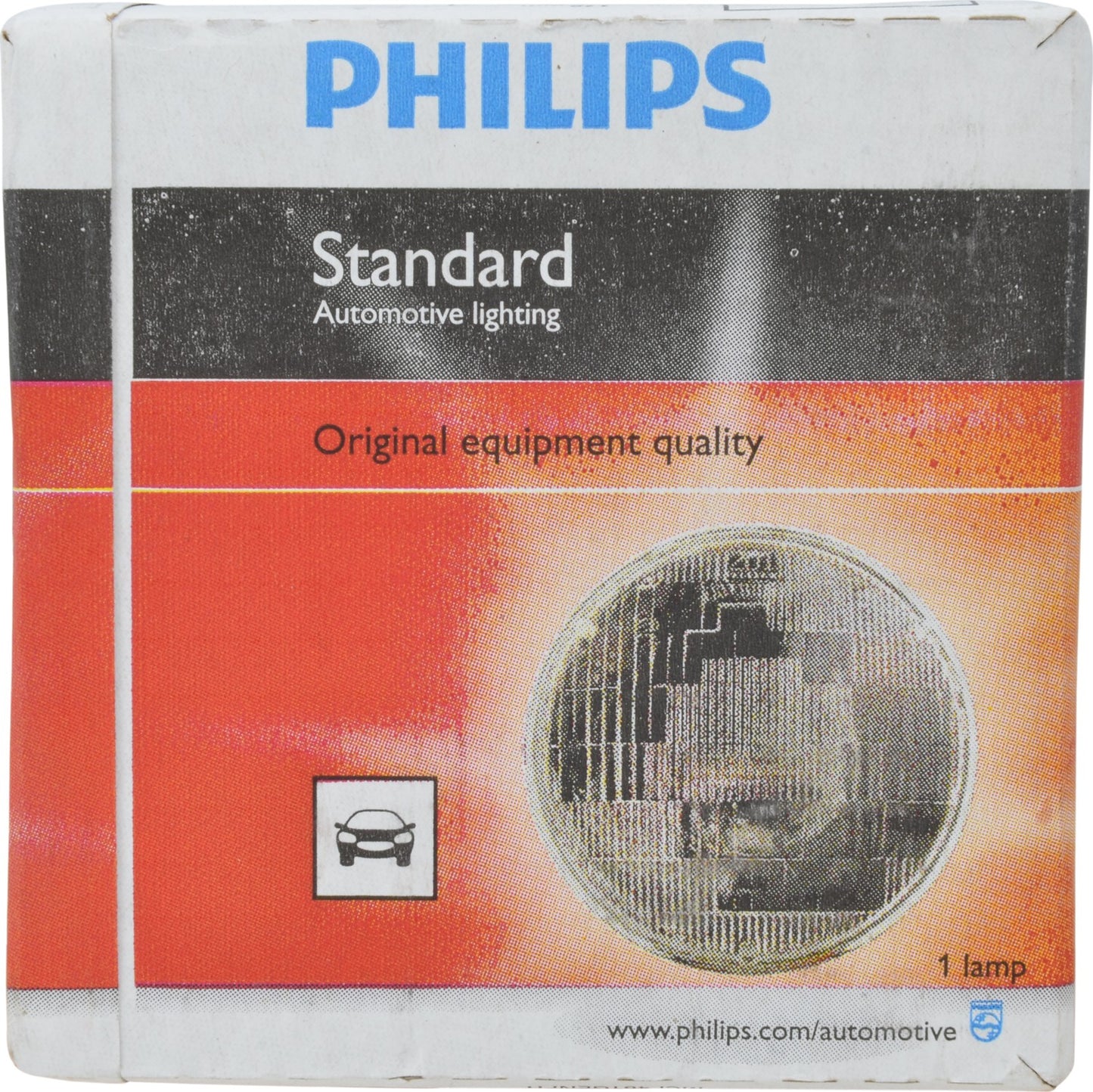 Philips H5006C1 Standard Halogen Sealed Beam headlamp, 1 Pack