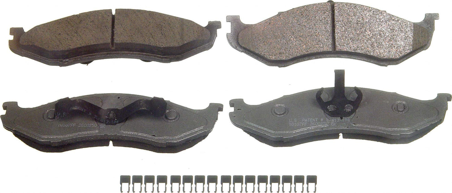 Wagner Brake ThermoQuiet QC712 Ceramic Disc Brake Pad Set