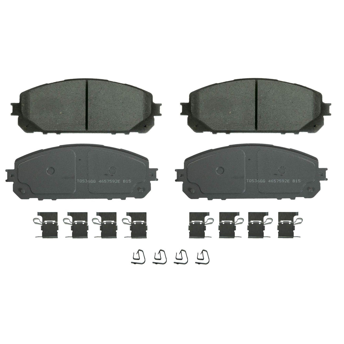 Wagner Brake ThermoQuiet QC1709 Ceramic Disc Brake Pad Set