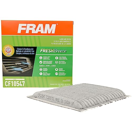 FRAM Fresh Breeze Cabin Air Filter with Arm & Hammer Baking Soda, CF10547 for Ford Vehicles