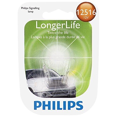 Philips 12516 LongerLife Miniature Bulb, 2 Pack